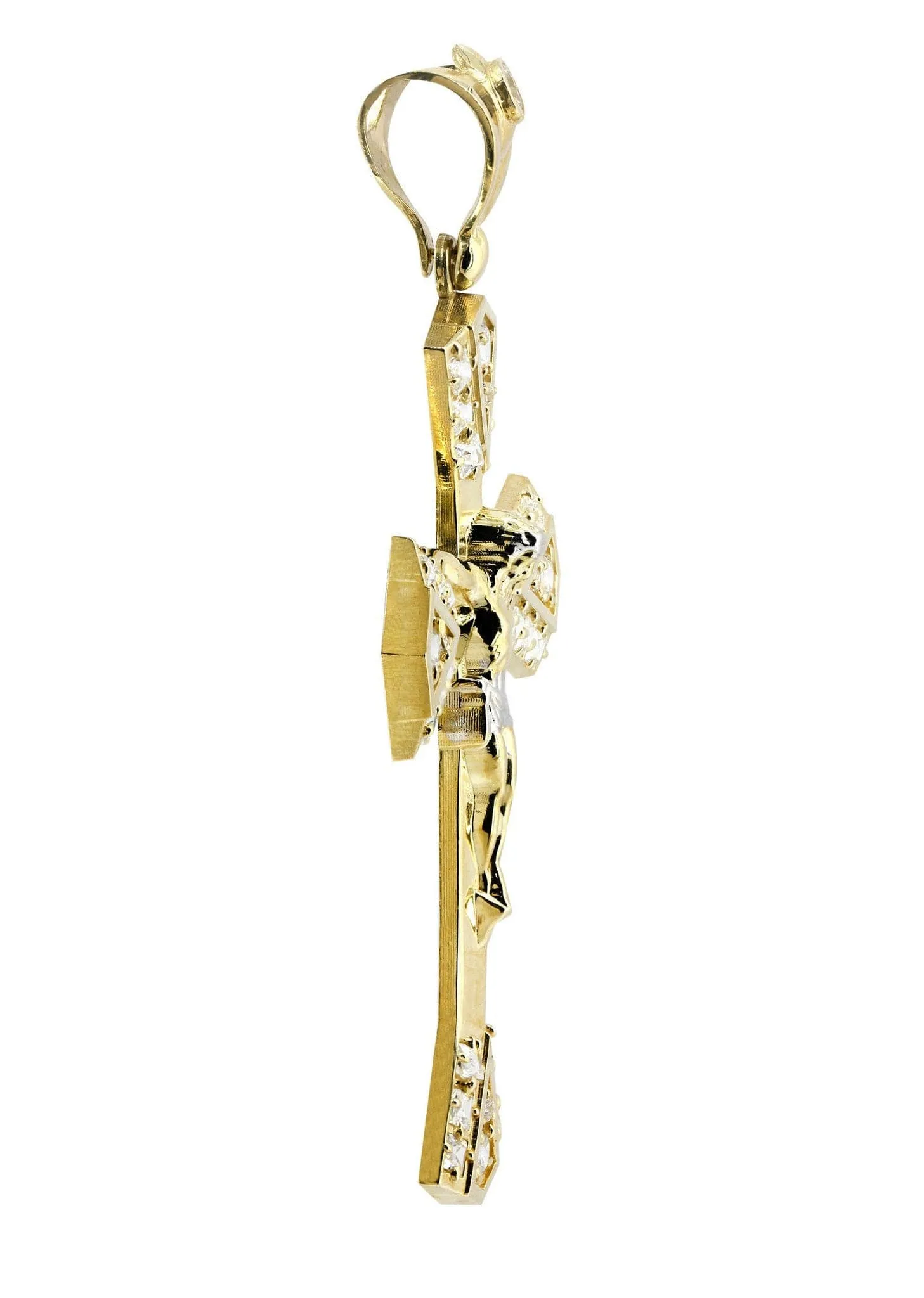 10K Gold Cross / Crucifix Pendant  |  14.1 Grams