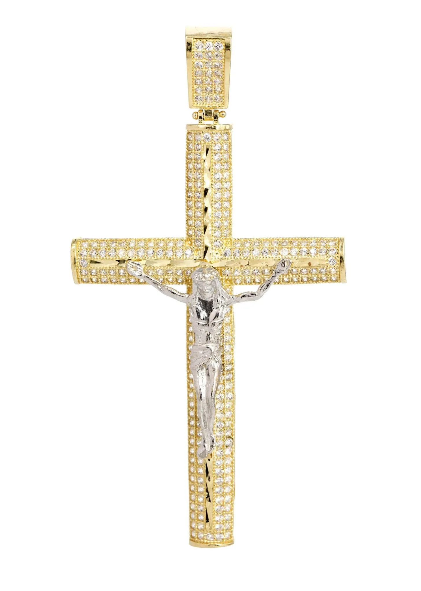 10K Gold Cross / Crucifix Pendant  |  9.1 Grams