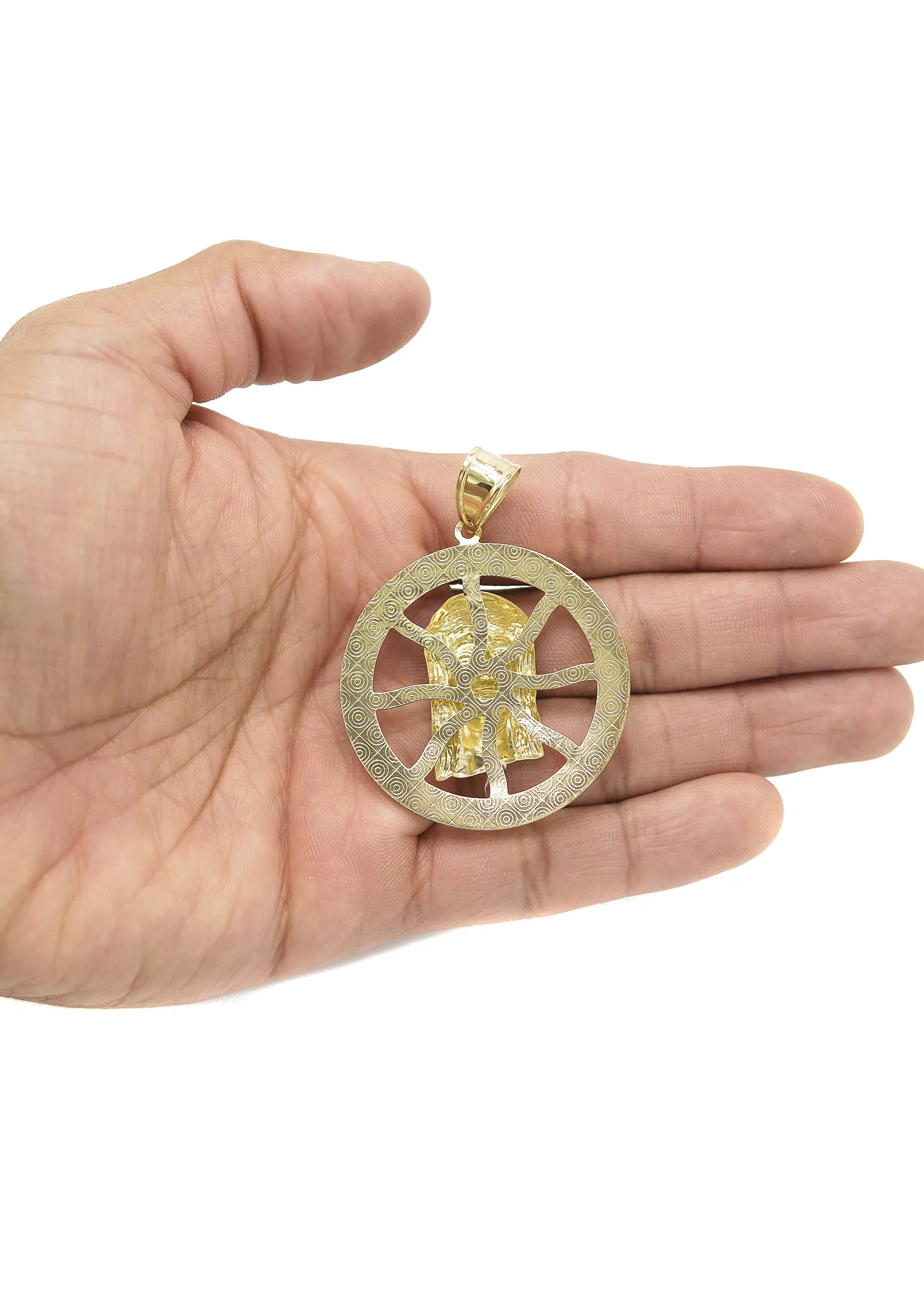 10K Gold Jesus Head Pendant | 6.5 Grams