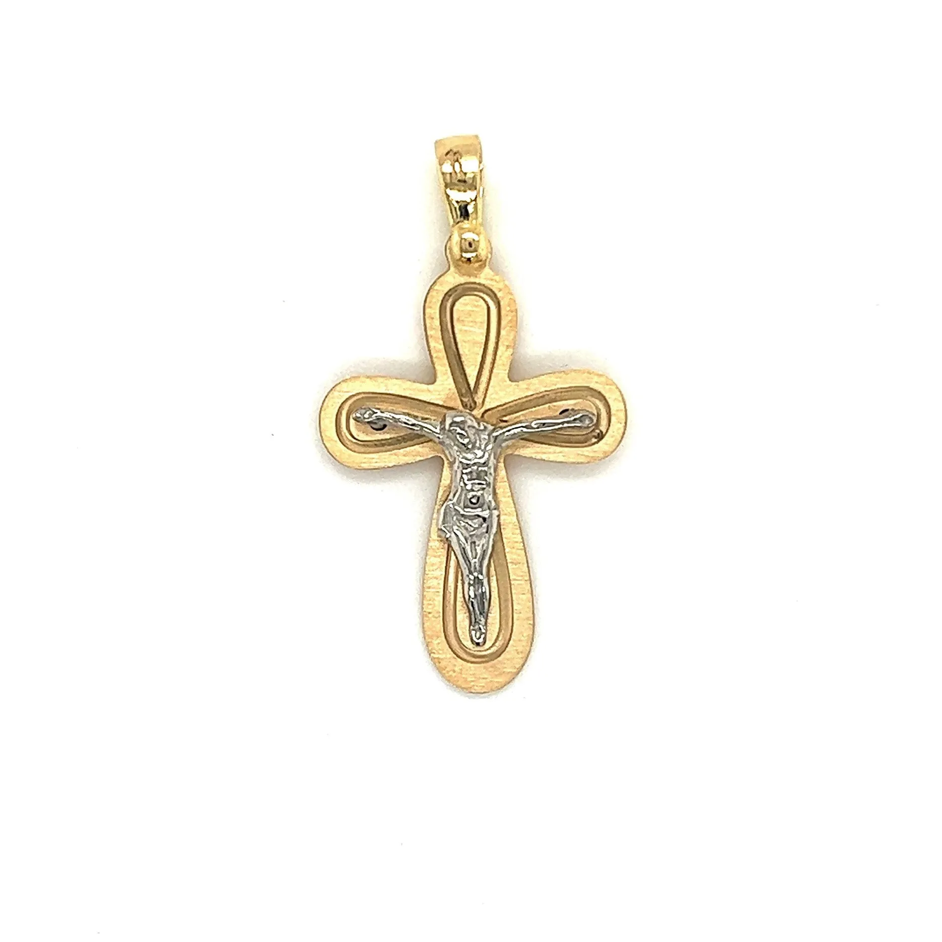 18KT Small Crucifix Pendant