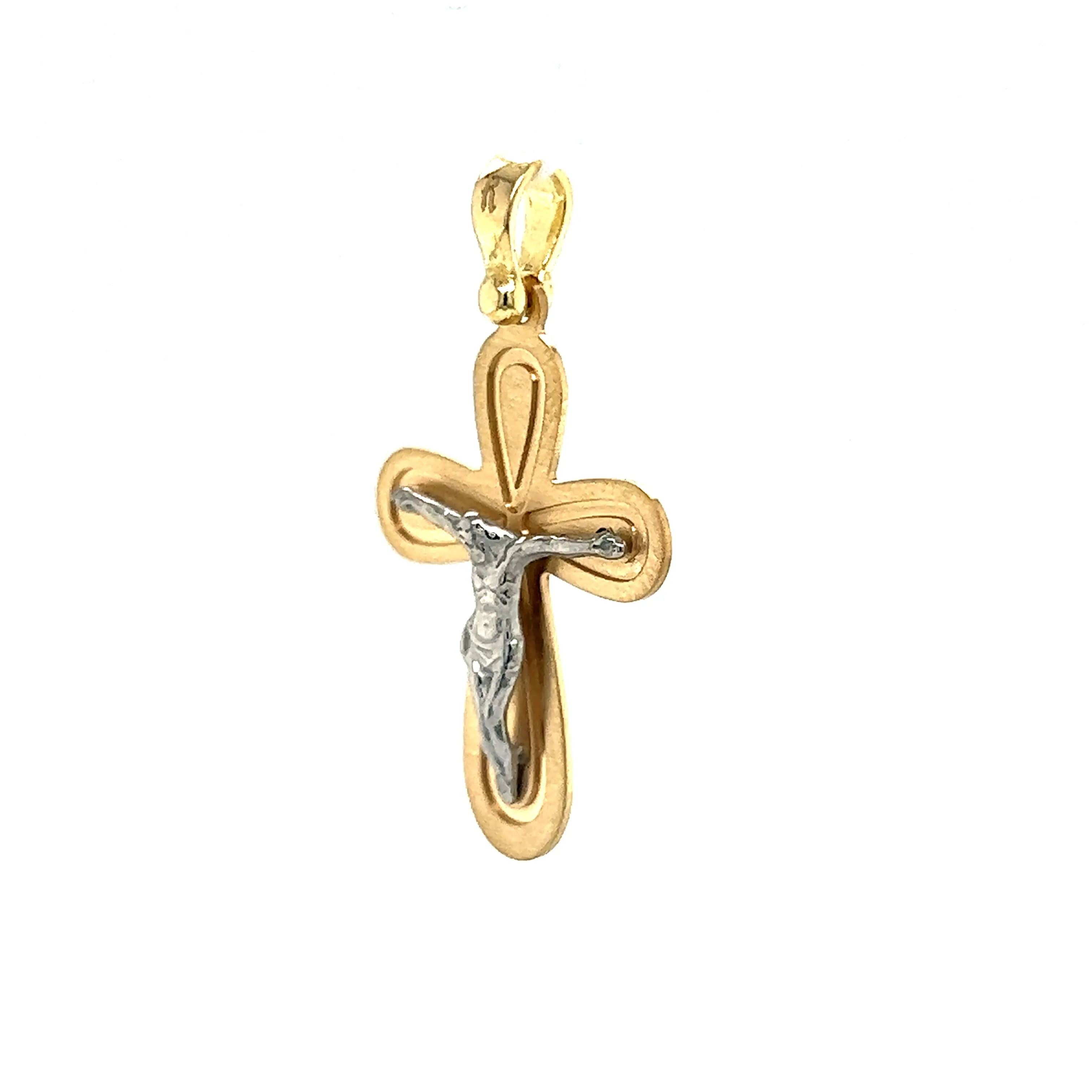 18KT Small Crucifix Pendant