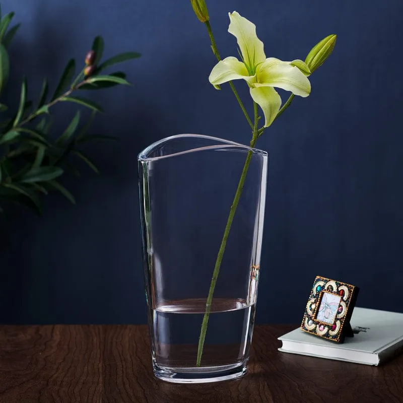 Alister 11.75 Inch  Crystal Vase