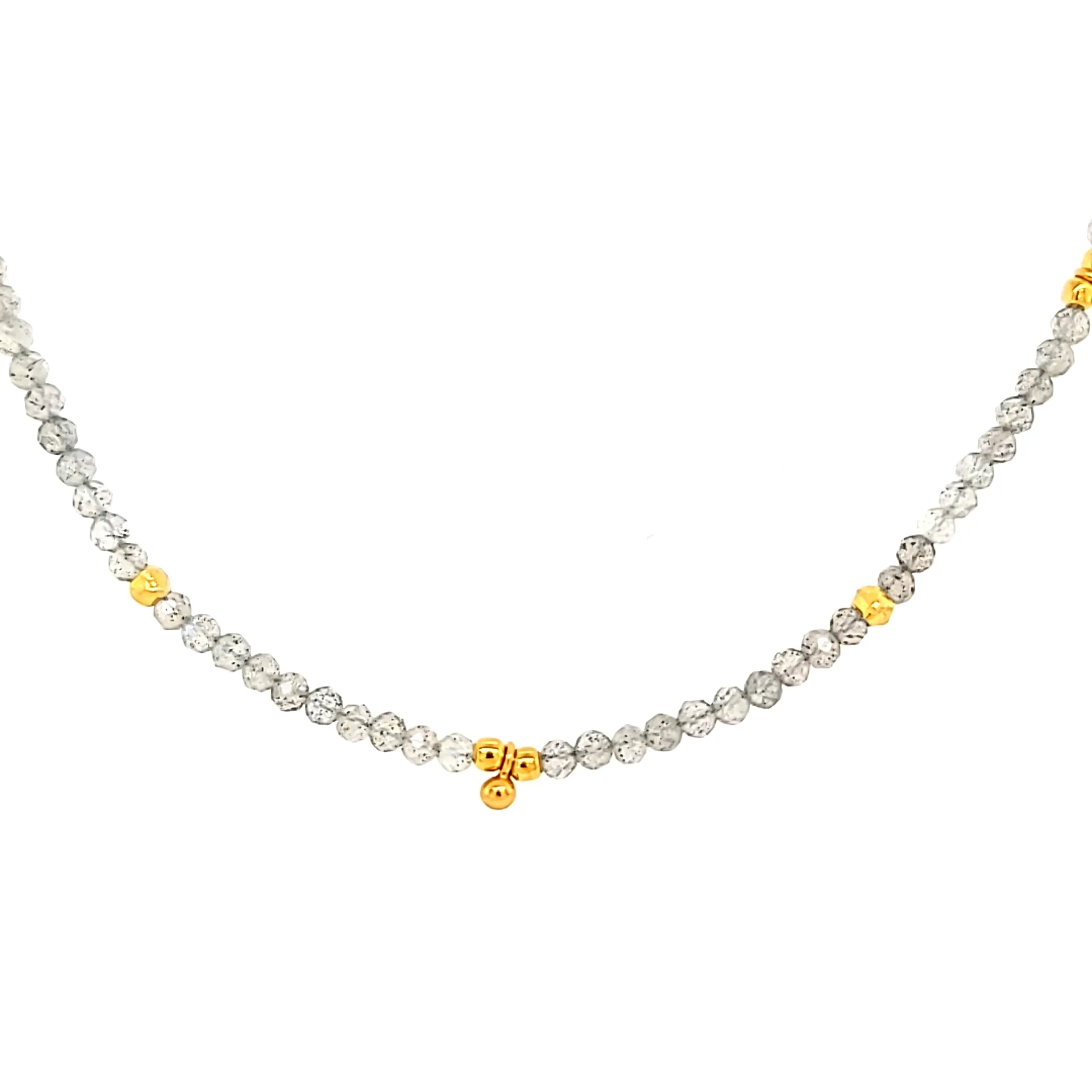 AVF Gold Labradorite Beaded Necklace (SI2294)