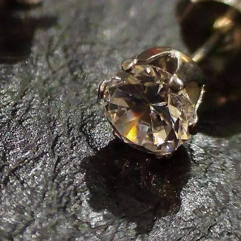 Brilliant Swiss CZ Diamond Stud Earrings - 4 Sizes to Choose!