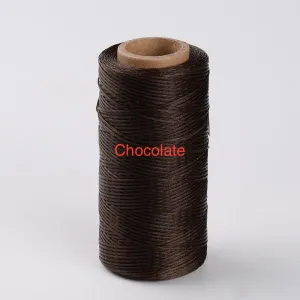 Chocolate (10m) - 1x0.3mm Flat Waxed Cord