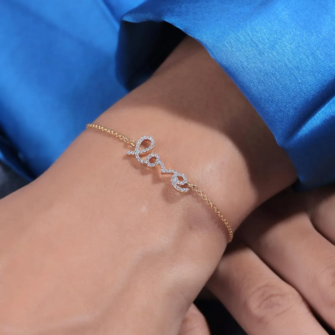 Cressy Love Silver Loose Bracelet | 22KT Gold Vermeil