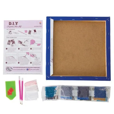Crystal Art Medium Framed Kit - The Flopsy Bunnies