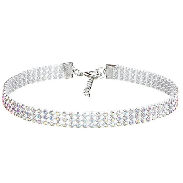 Crystal Rhinestone Choker Necklace
