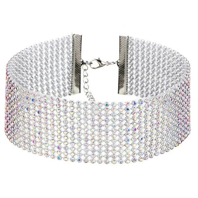 Crystal Rhinestone Choker Necklace