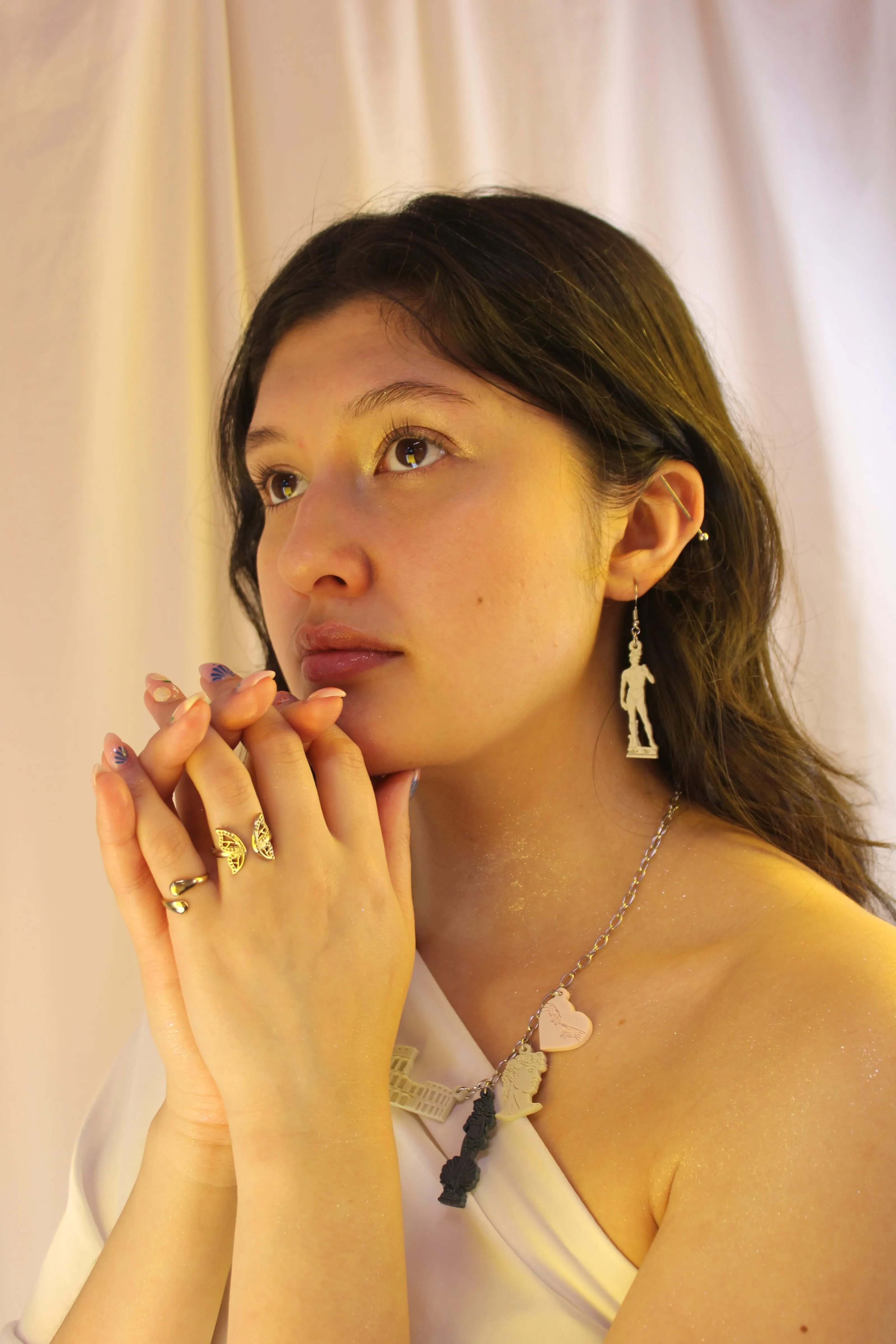 David Sculpture Earrings