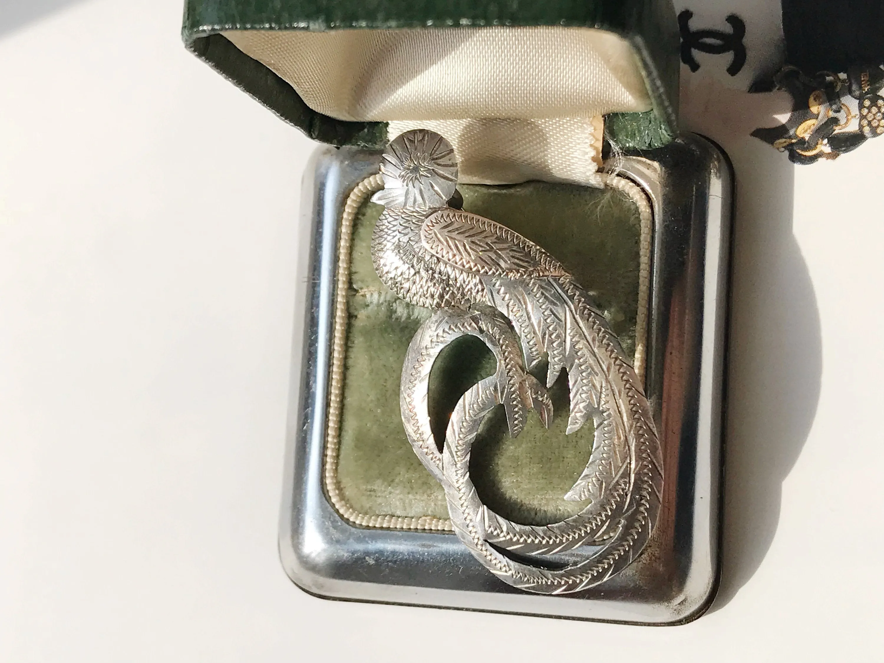 Folk Art Quetzal Bird Pin