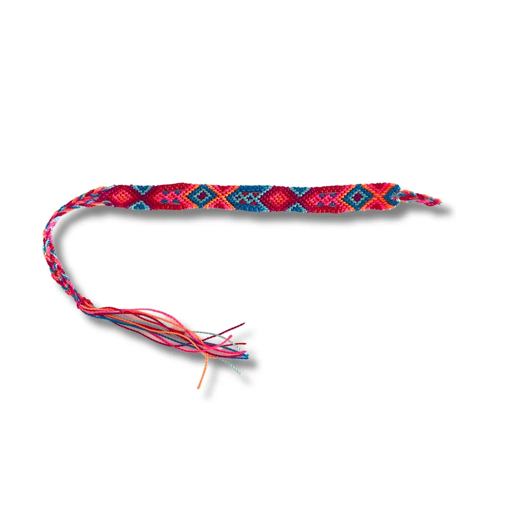 Friendship Woven String Bracelet - Choose Color - Mexico
