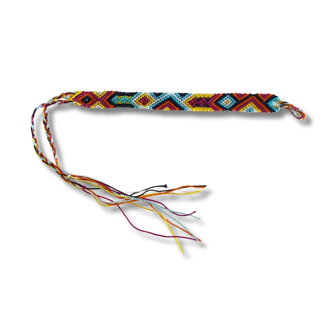 Friendship Woven String Bracelet - Choose Color - Mexico