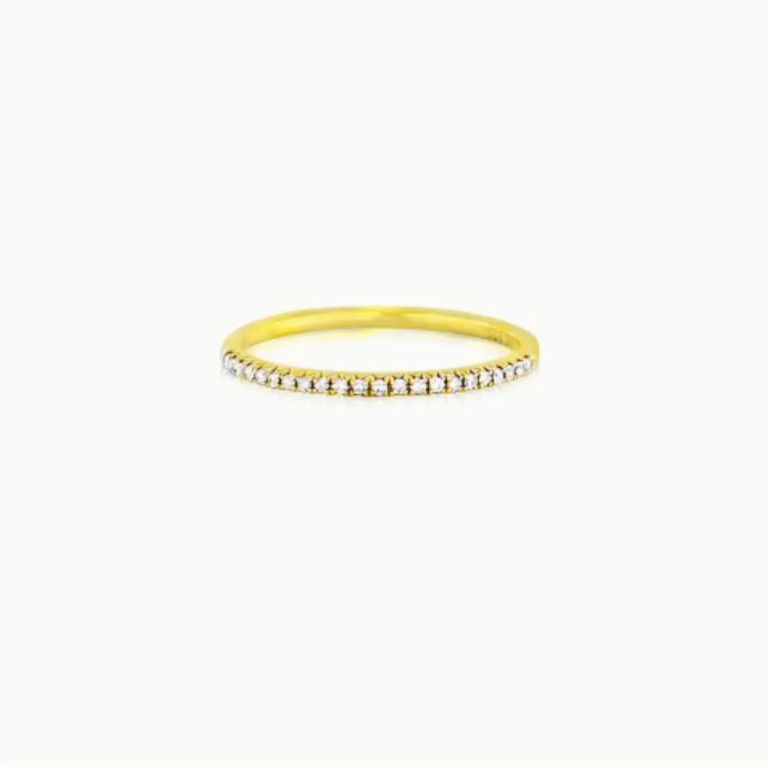 Half Eternity Diamond Ring
