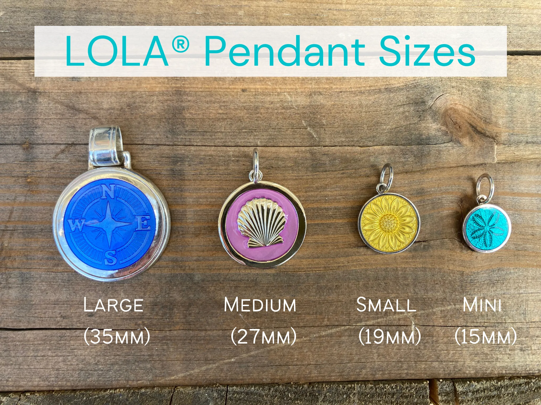 LOLA® Father & Daughter All Gold Pendant