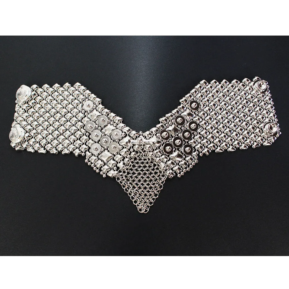 SG Liquid Metal CMB10-N Chrome Finish Bracelet by Sergio Gutierrez