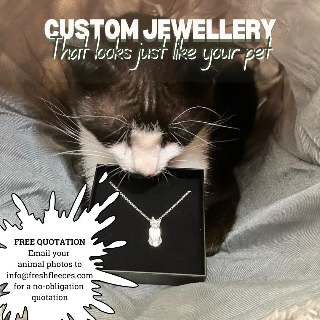 Silver Cat Drop Earrings