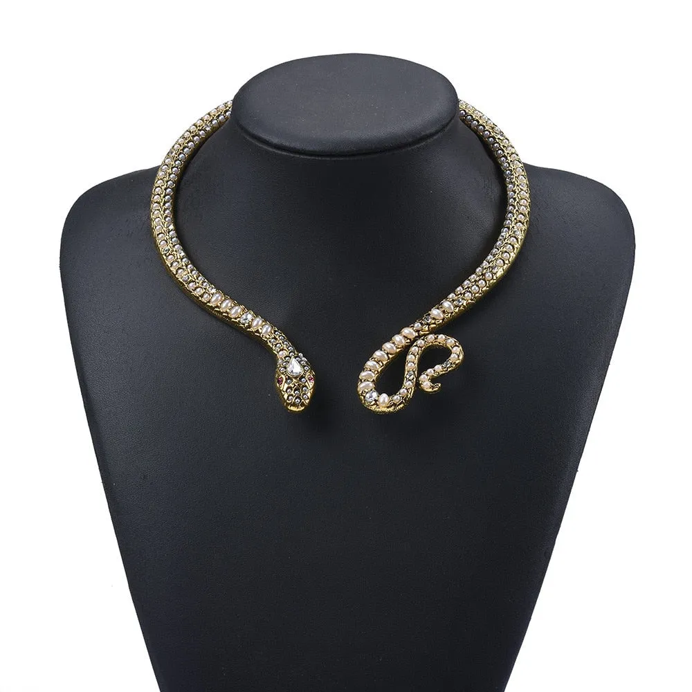 Snake Wrap Necklace