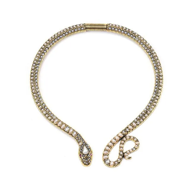 Snake Wrap Necklace