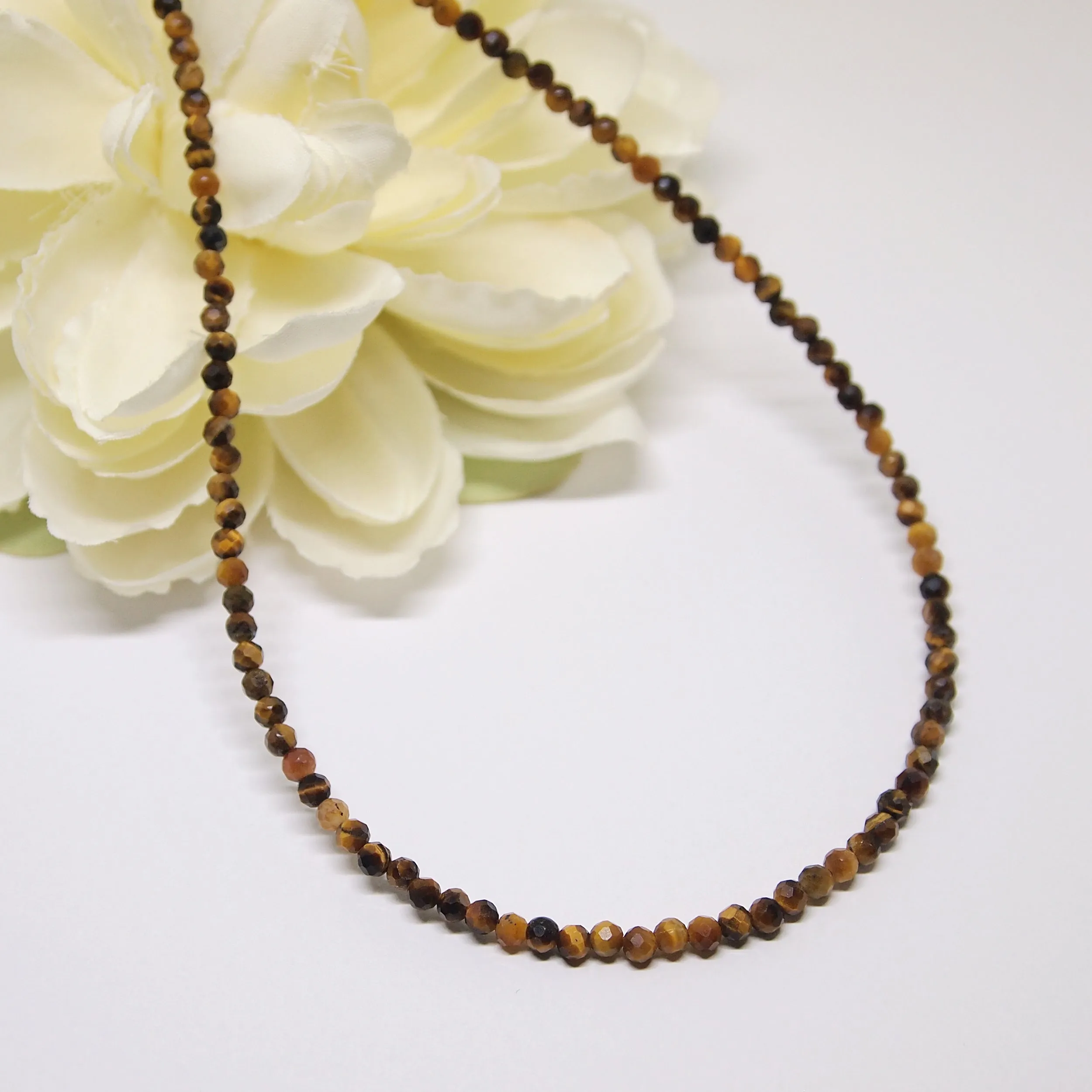 Tigers eye beaded choker