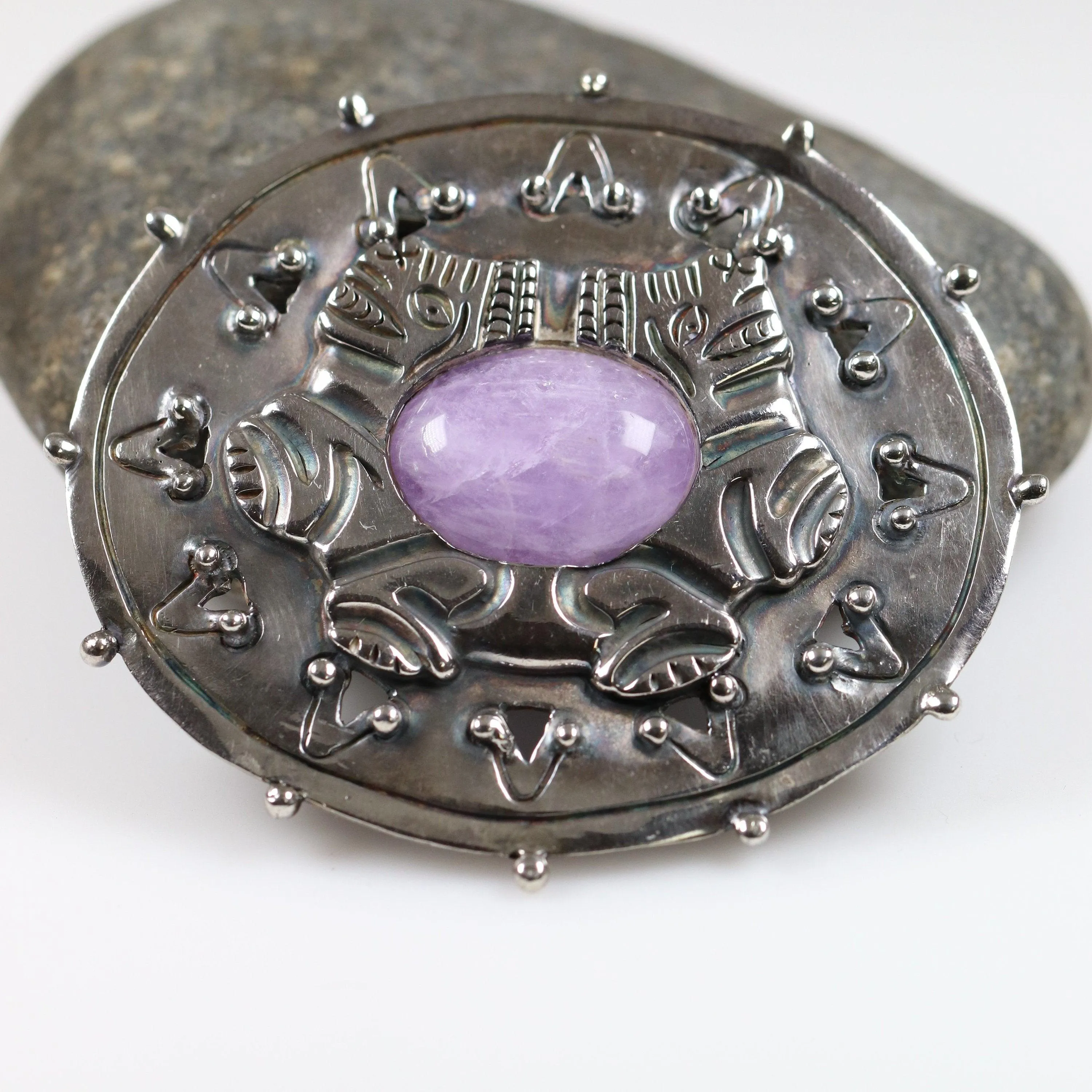 William Spratling Brooch | Taxco Jaguar Pin | Vintage Sterling Silver Mexico