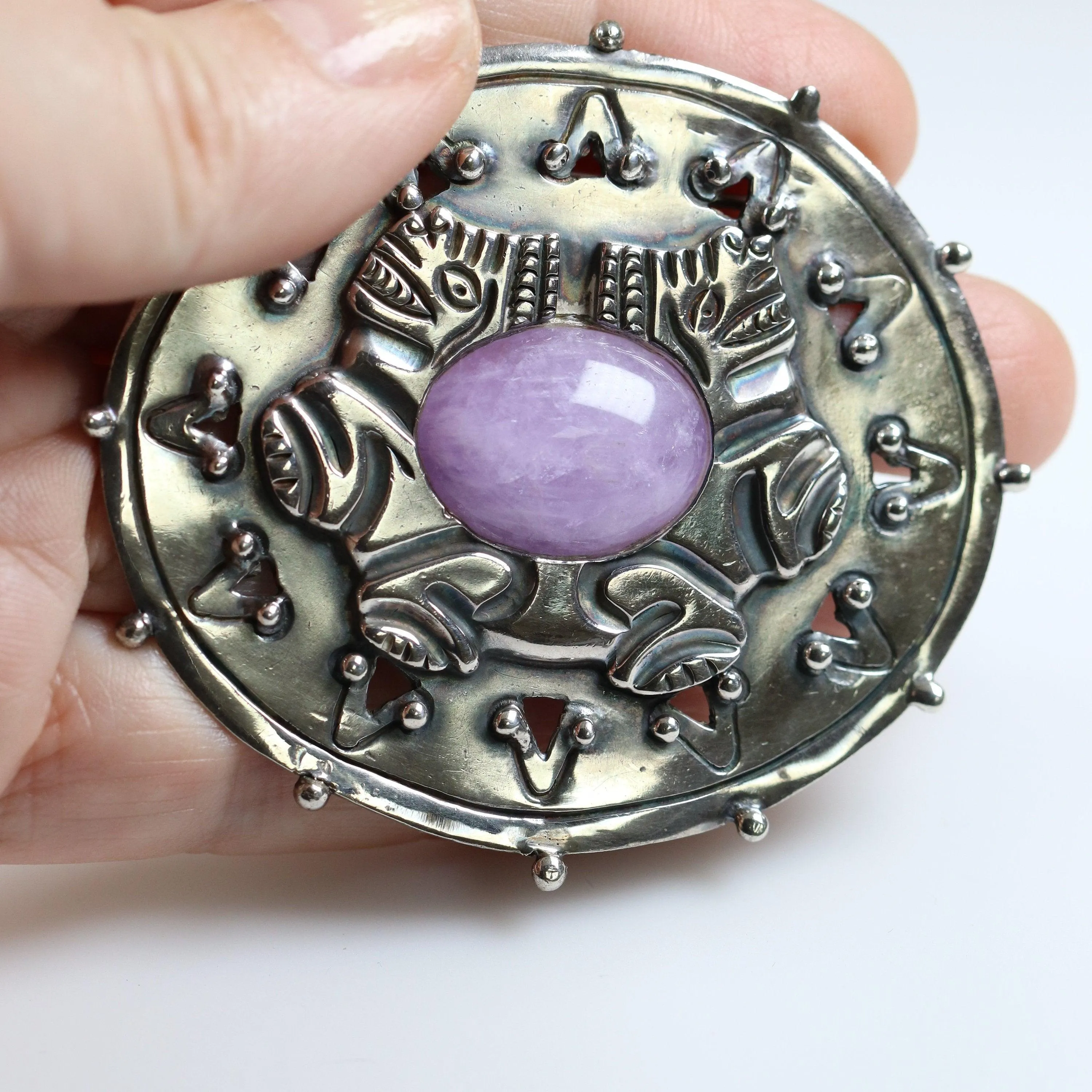 William Spratling Brooch | Taxco Jaguar Pin | Vintage Sterling Silver Mexico