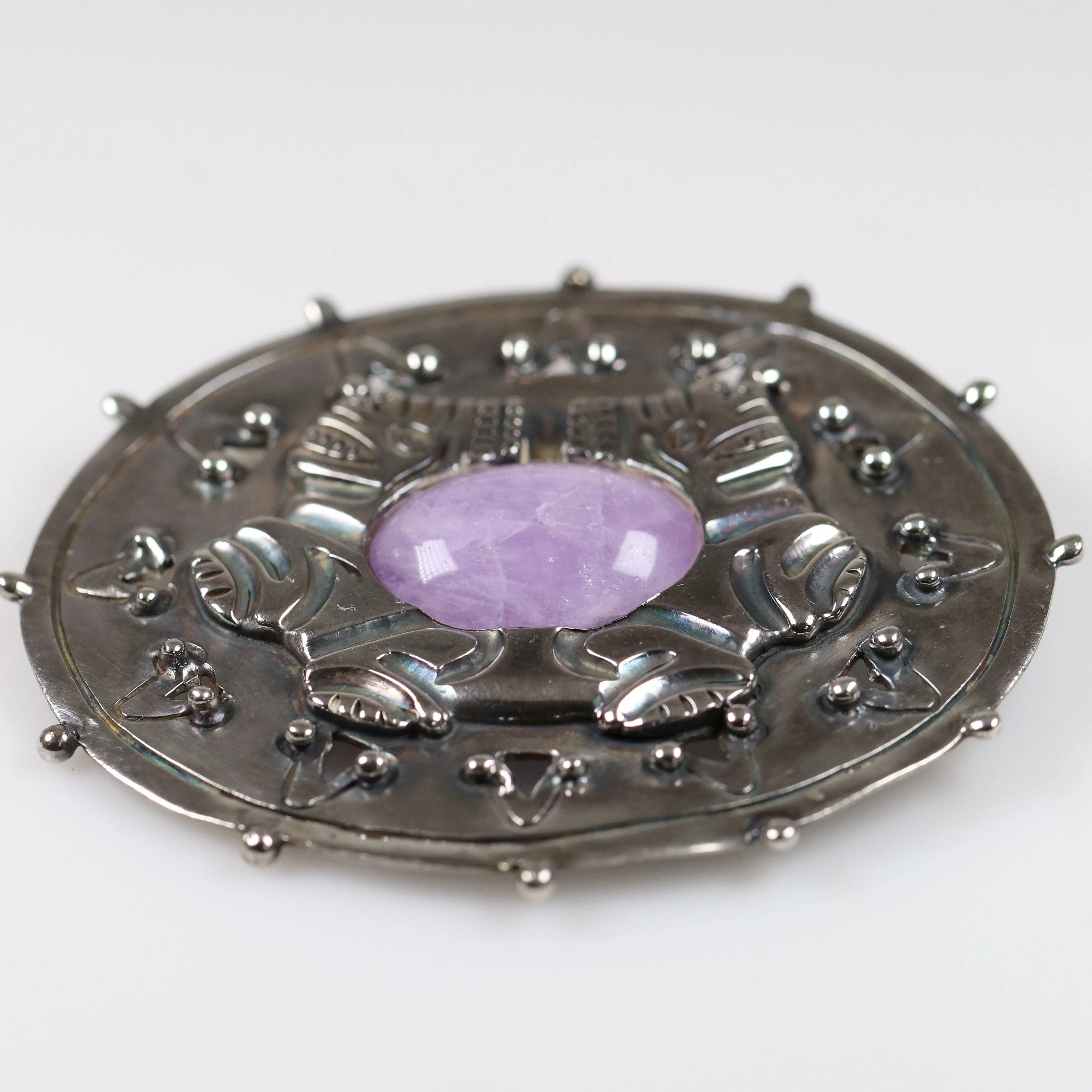 William Spratling Brooch | Taxco Jaguar Pin | Vintage Sterling Silver Mexico